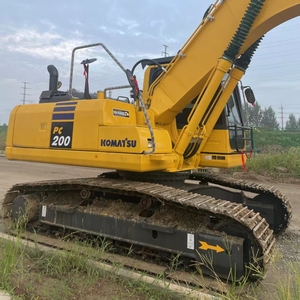 Komatsu-Pelleteuse hydraulique sur chenilles PC200 d'occasion en bon état pour la construction, l'agriculture et le creusement Nouveau prix Pompe à moteur à noyau - Product Image 4