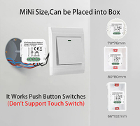 Tuya ZigBee 3.0 Module de commutateur intelligent Aucun fil neutre requis Smart Home DIY Light Breaker Fonctionne avec Alexa Google Home