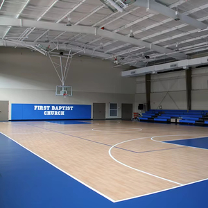 Grande salle <span class=keywords><strong>de</strong></span> sport préfabriquée en acier, poutres en acier en forme <span class=keywords><strong>de</strong></span> H, panneaux isolés pour stade <span class=keywords><strong>de</strong></span> football et <span class=keywords><strong>de</strong></span> basketball en plein air, ISO9001 - Product Image 1