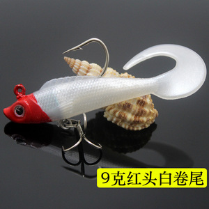 Appât souple de poisson artificiel de 80mm enveloppé de plomb nouveau leurre bionique bionique pour la pêche en mer perche usine en gros - Product Image 6