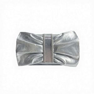 Designer Acrylic Square/Oval Shape Clutch Bag Gold Women Evening Party Bag Shiny Metal Shoulder Crossbody Bags <b>Small</b> <b>Purse</b> - Product Image 2
