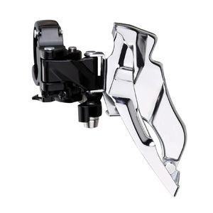 <span class=keywords><strong>Desviador</strong></span> <span class=keywords><strong>Delantero</strong></span> de Aluminio de Alta Calidad de 10 Velocidades, Color Plata + Negro, para Bicicletas de Montaña y Carretera - Shinesoon TP-190012 - Product Image 5