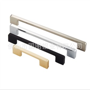 Aluminum Alloy Cabinet Door Handles Bar Shape Minimalist Design Durable Home Hardware Accessories Custom Made Foshan Origin - Product Image 4