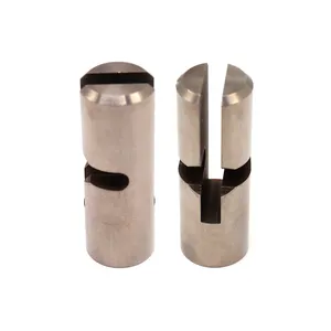 customized high quality CNC Turning 316 stainless steel valve shaft with thread