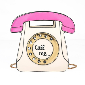 2020 <span class=keywords><strong>Nouveautés</strong></span> M'appeler Tel Plus Beau Sac, Téléphone Chaîne PU sac à main - Product Image 1