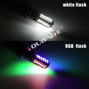 ไฟแฟลช T10 W5W พร้อมลำแสงที่ไหลได้ไฟ LED T10 3014 48smd ไฟวิ่ง RGB LED ไฟกะพริบ LED รุ่นใหม่ล่าสุด - Product Image 6