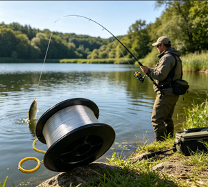 Fil de pêche monofilament en nylon 300M, résistant, vente en gros, OEM Chine, pour rivière/lac/mer, eau douce/eau salée 3 #   <span class=keywords><strong>12LB</strong></span> - Product Image 1