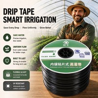 Selang Irigasi Tetes Terintegrasi GF 16mm untuk Kebun Buah dan Lahan Sayuran, Sistem Irigasi Hemat Air