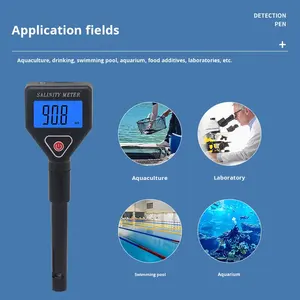 Analyseur de salinité numérique portable ABS, analyseur de concentration pour l'eau de mer, les aliments et les boissons, garantie 1 an - Product Image 4
