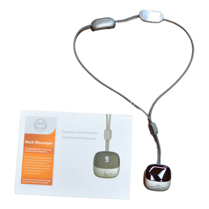 Vente chaude Smart Vibration Mini Masseur Portable Collier Pendentif Électrique Cou Épaule Relaxation Cadeau pour L'utilisation De Bureau À Domicile - Product Image 6