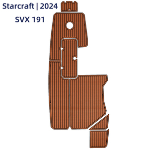 แผ่นรองพื้นเรือยอชท์ EVA กันลื่นเกรดสำหรับงานทางทะเล สำหรับ <span class=keywords><strong>Starcraft</strong></span> SVX191 ปี 2024 ปรับแต่งได้ด้วยระบบ CNC แผ่นรองพื้นเรือแบบคลิ๊กล็อค - Product Image 1