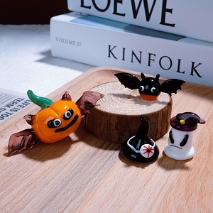 Decorazione per la casa in vetro di <span class=keywords><strong>Murano</strong></span> fantasma di Halloween giocattolo in vetro per feste - Product Image 6