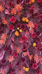 Bulk Wholesale Reusable Silk <b>Flower</b> <b>Wall</b> Set For Event Planner Wedding Vendor And Party Decoration Supplier - Product Image 5