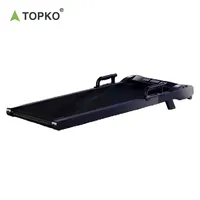 Tapis roulant électrique silencieux TOPKO pour la maison, tapis roulant sous le bureau avec télécommande, écran LED