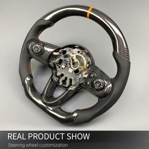 Pour Mini <span class=keywords><strong>Cooper</strong></span> Countryman Clubman S SE JCW 2016-2020 accessoires de voiture personnalisés volant en Fiber de carbone en cuir Napa - Product Image 3