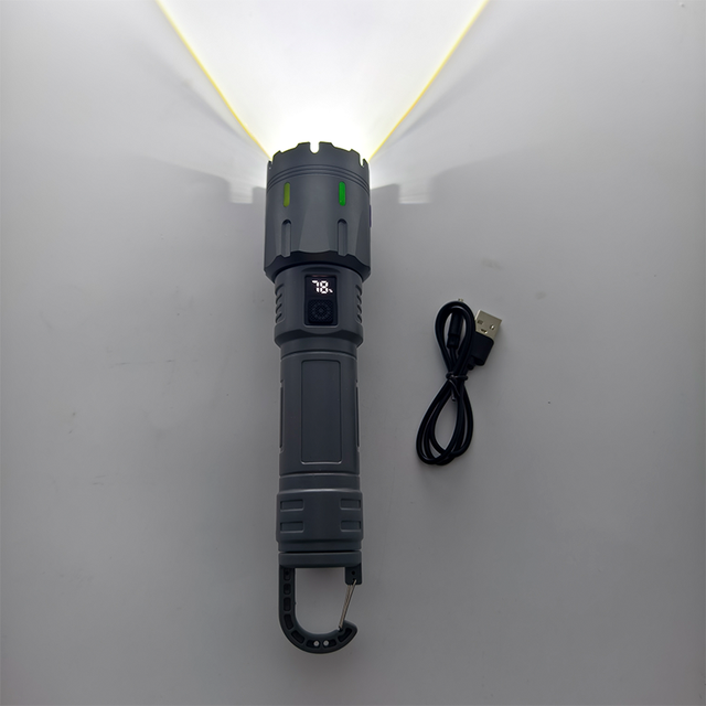 Custom Emergency Rechargeable Touch Light Hunting Powerful Lantern Long Range Portable Keychain White Laser Led Flashlight