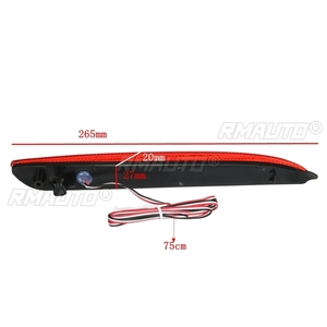 2 ชิ้น 24 LED ไฟสะท้อนแสงท้ายรถ ไฟเบรก ไฟเลี้ยว สำหรับรถมาสด้า 3 ปี 2010-2013 - Product Image 6