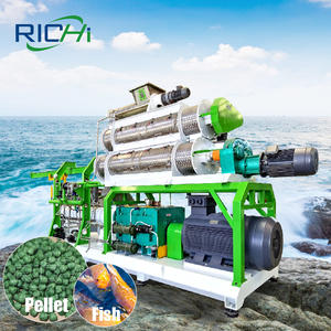 RICHI Machine à granulés d'alimentation pour poisson-chat <span class=keywords><strong>tilapia</strong></span> haute capacité 100kg-6000kg - Product Image 1