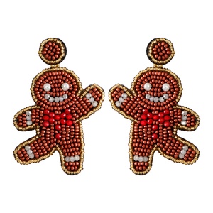 <span class=keywords><strong>Orecchini</strong></span> Natalizi <span class=keywords><strong>con</strong></span> Perline 2025, <span class=keywords><strong>Orecchini</strong></span> Pendenti Fatti a Mano all'Uncinetto <span class=keywords><strong>con</strong></span> Design di Babbo Natale per Regali Festivi da Donna - Product Image 2