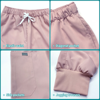 Uniformes d'infirmière, blouses médicales en gros, uniforme de travail à manches longues, respirant, confortable, coton et polyester, quatre saisons, unisexe