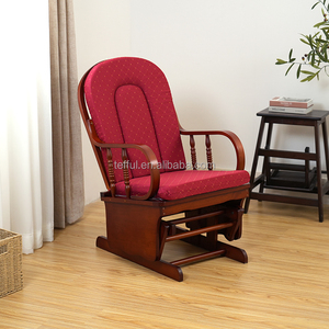 Eco-friendly maternity nursing center <b>nursery</b> <b>wooden</b> glider rocking chair - Product Image 2