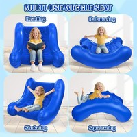 Fauteuil à bascule gonflable Da Niu, nouveau canapé floqué, fauteuil inclinable paresseux, structure en plastique, design moderne et simple, lit bleu créatif
