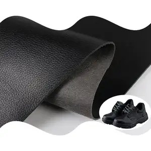 Custom Safety Shoe Leather PU Microfiber Synthetic Leather For Shoes