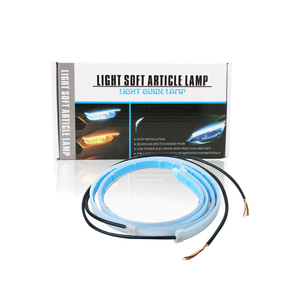 New HUI Peng xe tự động dẫn DRL + bật tín hiệu ánh sáng mỏng DC12V Linh Hoạt 30cm 45cm 60cm ban ngày Chạy ánh sáng CE & Rohs chứng nhận - Product Image 1