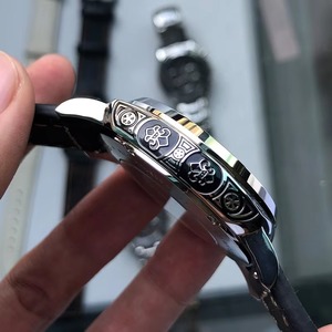 Reloj de pulsera personalizado de lujo, de acero inoxidable 316l, estilo retro punk, con patrón grabado, luminoso, con diseño de gaviota, movimiento mecánico automático, para hombre - Product Image 4