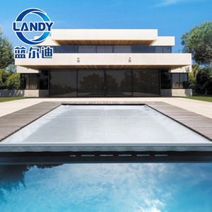 ผ้าคลุมสระว่ายน้ำอัจฉริยะ Landy Smart Track วัสดุ PVC พร้อมระบบทำความร้อนอัตโนมัติ สำหรับสระน้ำเป่าลม ขนาดสั่งทำได้ สีฟ้า สะดวกสบาย - Product Image 4
