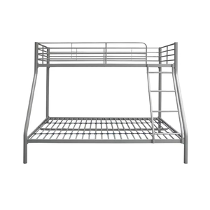 Litera moderna de metal negro con marco resistente y barandillas de seguridad para niños y adultos - Product Image 5