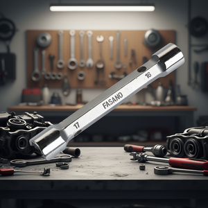 Fasano <b>Socket</b> Wrench <b>16mm</b> 17mm Dual Size Automotive Repair Tool - Product Image 3