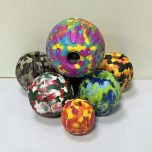 Jouet à mâcher pour chien en EVA durable, motif camouflage, grand ballon creux écologique de 9 cm, pour nettoyage des dents agressives, vente en gros - Product Image 3