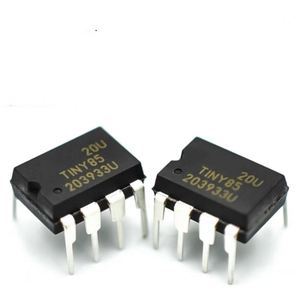 ATTINY85-20PU 8BIT ไมโครคอนโทรลเลอร์ชิปวงจรรวมแบบจุ่ม8KB ATTINY85ชิ้นส่วนอิเล็กทรอนิกส์ไมโครคอนโทรลเลอร์ ATTINY85 ATTINY85-20PU 20PU - Product Image 1