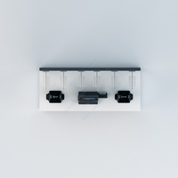 Boîtier de téléphone portable multifonctionnel gratuit, modulaire, à trous ronds, en métal, support d'accessoires pour panneau perforé et présentoir avec crochet