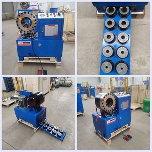 Mesin Crimping Selang Hidrolik Tekanan Tinggi HOYITE DX-68 Bermesin Pompa & Motor, 10 Set Dies, Mudah Dioperasikan, Efisiensi Tinggi - Product Image 2