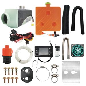 Calentador de coche de estacionamiento de aire diésel autónomo todo en uno 12V/24V camiones autobuses <span class=keywords><strong>caravanas</strong></span> AC hacer 5KW potencia nueva condición 2000W refrigeración - Product Image 6