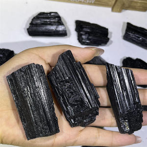 Factory <strong>Wholesale</strong> Natural <strong>Raw</strong> Black Tourmaline Specimen <strong>Crystal</strong> Irregular Gem for Healing Decoration - Product Image 3