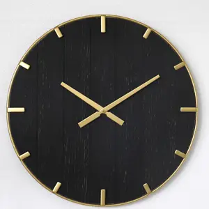 wooden wall clock ready to ship quick leading time supermarket customized clock wall for home decor