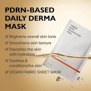 Masques faciaux coréens PDRN en marque propre, vegan, éclaircissants, lissent la texture de la peau, ADN de saumon, <span class=keywords><strong>masque</strong></span> en feuille PDRN - Product Image 2