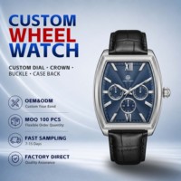 Reloj de Pulsera Deportivo de Cuarzo para Hombre, Cronógrafo de Acero Inoxidable con Logotipo Personalizado OEM ODM, Venta al Por Mayor de Fábrica, MOQ Bajo