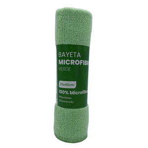 Bayeta Microfibra Vert 35x40cm 100% Microfibra Multiusage - Product Image 1