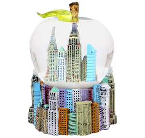 Globe à <span class=keywords><strong>neige</strong></span> en résine de haute qualité en gros, souvenir de la skyline de New York, figurine de la Liberté, feuille de pomme, globe à <span class=keywords><strong>neige</strong></span> de New York - Product Image 2