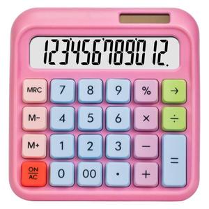 เครื่องคิดเลขพลังงานแสงอาทิตย์ 12 หลัก วัสดุ ABS สีเขียว สำหรับนักเรียน ใช้ในสำนักงาน หมายเลขชิ้นส่วนซีที 2288 - Product Image 4