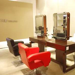 BEIMENG — chaise inclinable en cuir synthétique, pompe hydraulique, pour Salon de beauté et barbier, équipement de barbier, noir