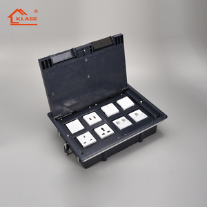 KLASS UK/EU 16A 220V toma de corriente de suelo, caja de cubiertas con 45 teclas de función para el hogar, toma de corriente eléctrica Modular para suelo - Product Image 1