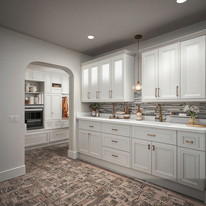 Tùy chỉnh hiện đại Modular thép không gỉ tủ bếp Granite chìm chịu nhiệt chìa khóa trao tay Giải pháp cho ăn uống Ngăn kéo trượt - Product Image 3