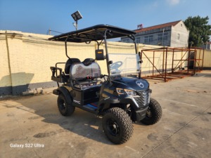 Véhicule utilitaire de luxe 4 places pour le golf avec batterie au lithium et châssis en aluminium 70 km/h - Product Image 2