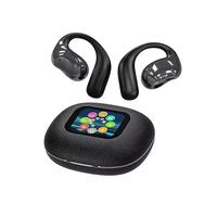 Casque d'écoute à écran OWS, casque de jeu à écran intelligent, réduction de bruit intelligente, écouteurs stéréo sans fil véritablement sans fil, écouteurs étanches