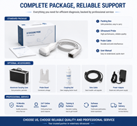 Kit de sonde d'échographie vétérinaire sans fil Convexe Linéaire Micro Rectal pour Imagerie Endocavitaire Garantie 3 ans Batterie intégrée pour